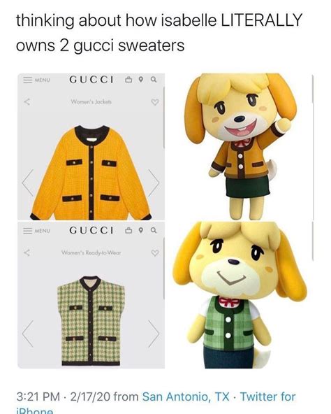 isabelle animal crossing gucci|Animal Crossing Isabelle guide .